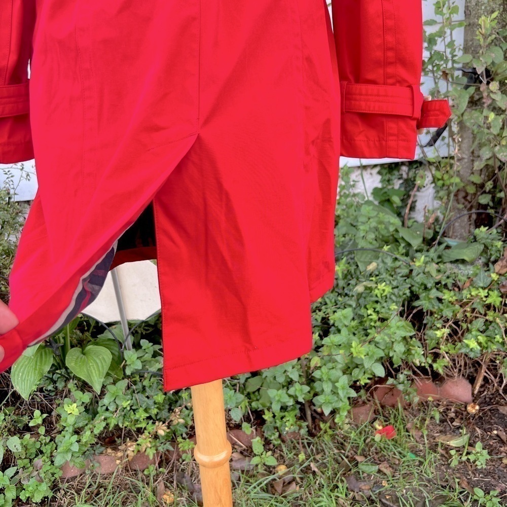 Pendleton Ladies' Trench Coat Large RED Waterproof And Breathable (S) - Picture 9 of 14